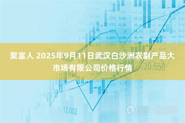 聚富人 2025年9月11日武汉白沙洲农副产品大市场有限公司价格行情