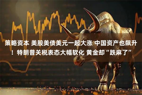 策略资本 美股美债美元一起大涨 中国资产也飙升！特朗普关税表态大幅软化 黄金却“跌麻了”